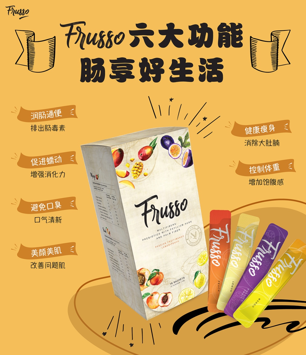 Wellous Frusso WellnessMall HK MO Wellous Products Hong Kong Macau  - Fiber Detox cleaning is imperative to regain healthy intestines